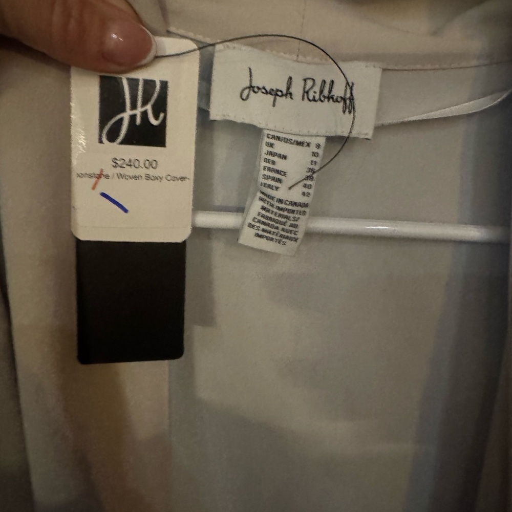 Joseph Ribkoff Cream Blazer - Picture 2 of 2
